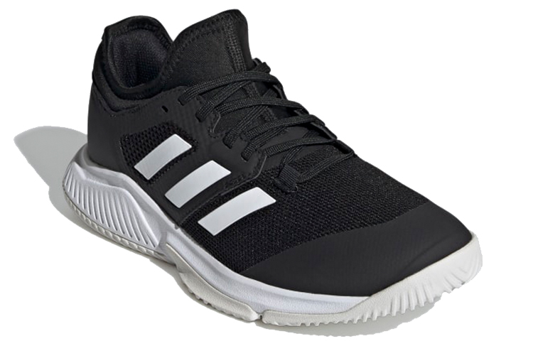 Кроссовки adidas Court Team Bounce Indoor (черно-белые) — фото 3