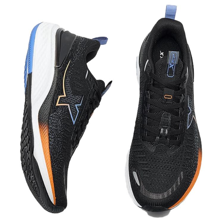 XTEP Cushioning Rebound Low top Running Shoes Men’s Black Orange