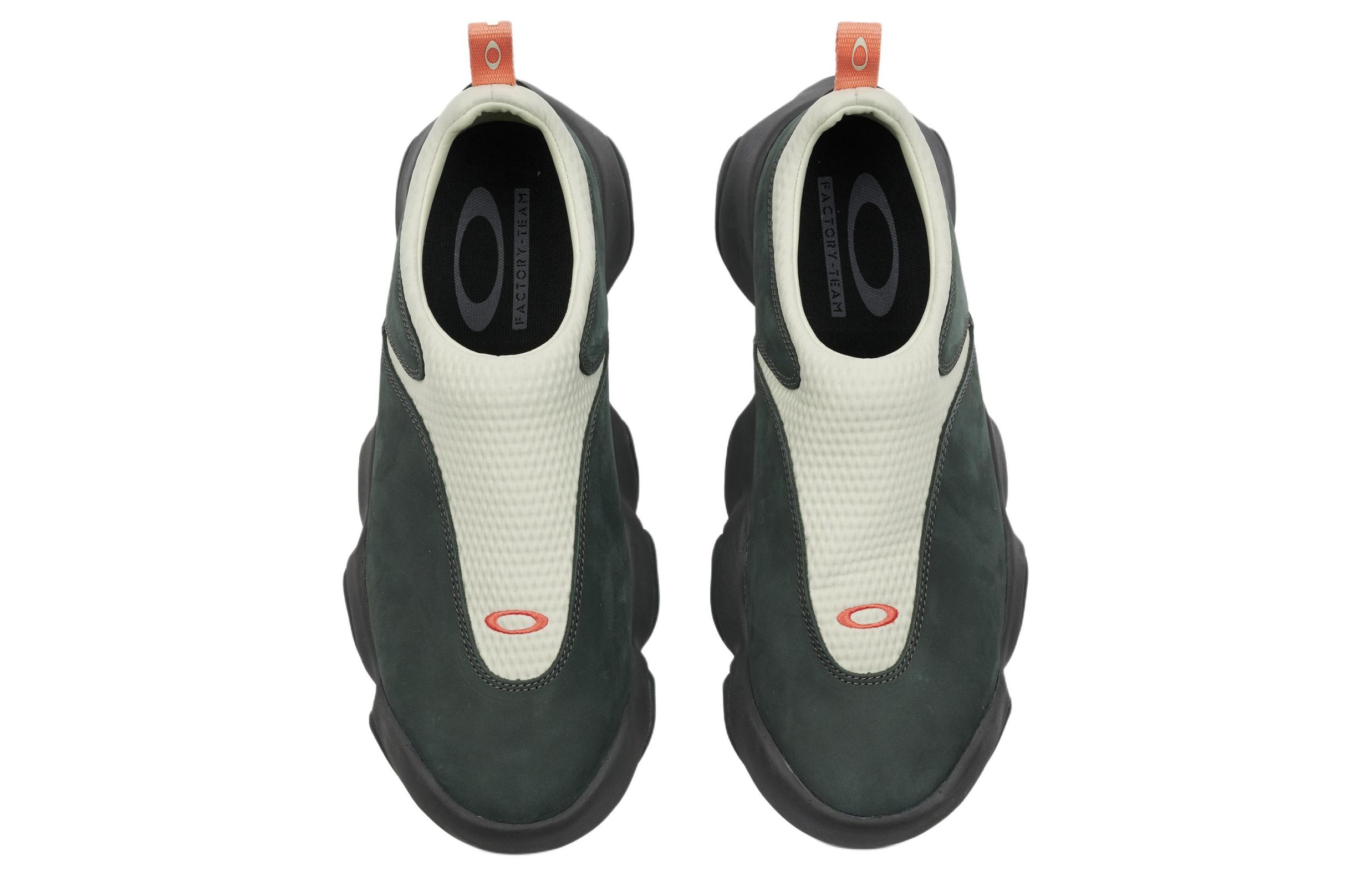 Oakley x Brain Dead Factory Team Comfortable Slip Resistant Low top Outdoor Shoes Unisex Beige Green