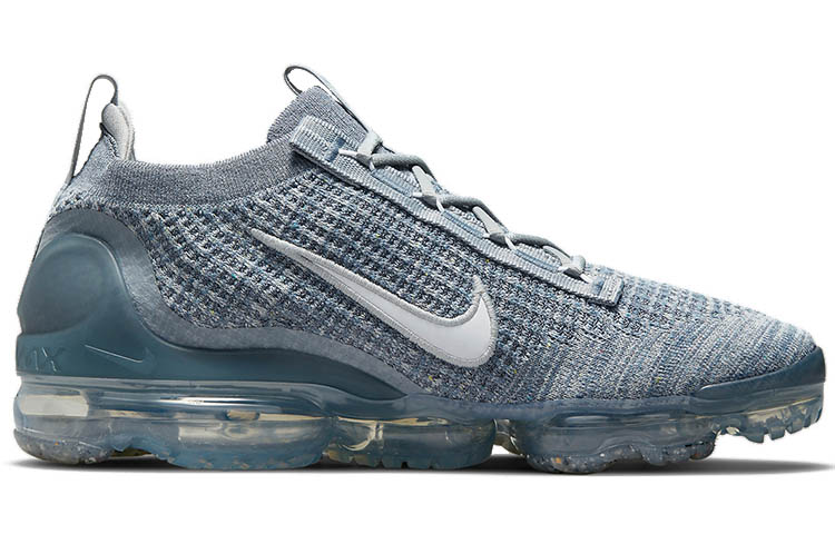 Мужские кроссовки Nike VaporMax 2021 FK FlyKnit (серые) — Серый — фото 2