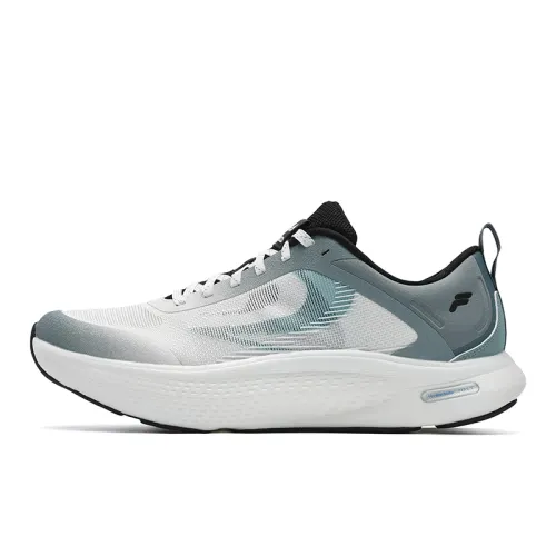FILA NUVOLE JOG Abrasion Resistant Breathable Low top Running Shoes Men's White Blue