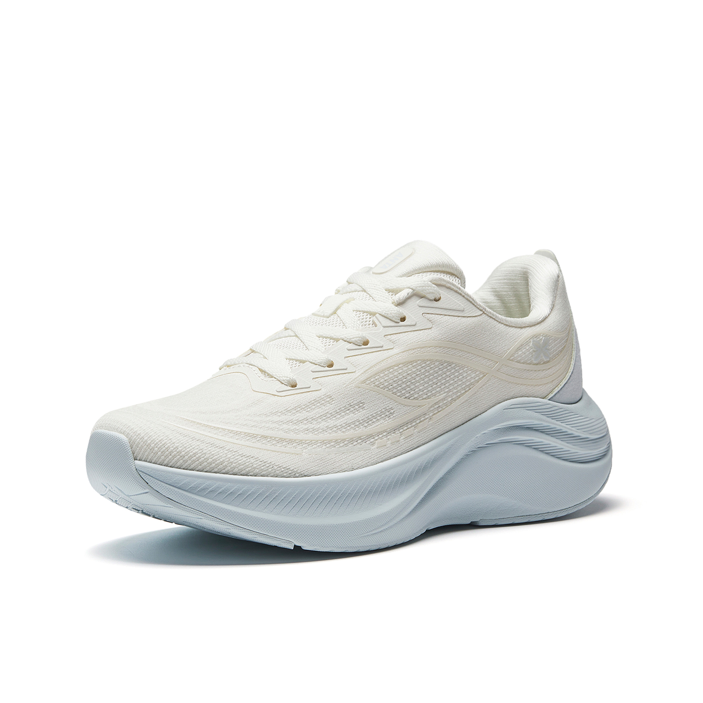 Anta Leaf 6.0 Low top EVA Midsole Casual Physical Fitness Test & Exam Running Shoes Women’s White Gray Blue