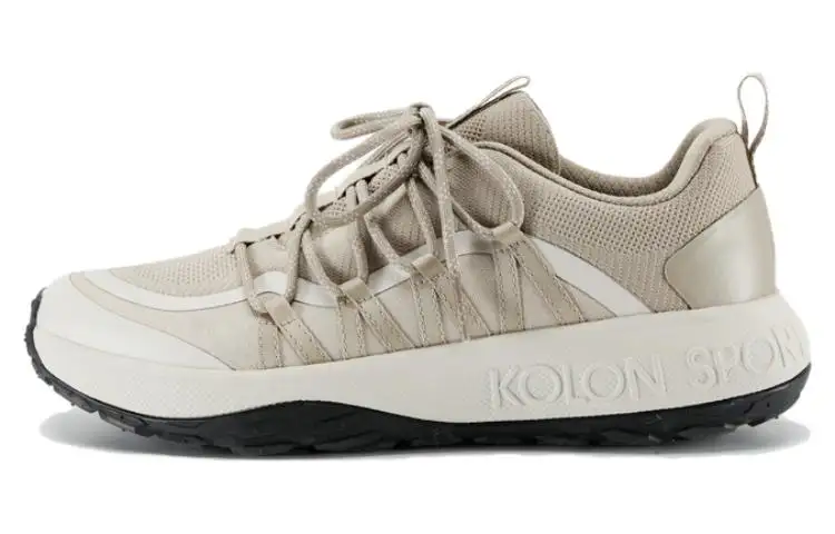 KOLON SPORT Camping Abrasion Resistant Low top Outdoor Shoes Men's Beige Yellow