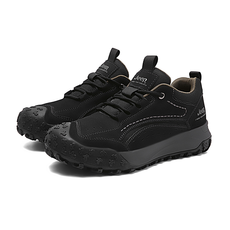 Jeep Wear resistant And Lightweight Low top Outdoor Shoes Men’s Black