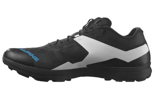 SALOMON Abrasion Resistant Cushioning Low top Running Shoes Unisex Black White Blue