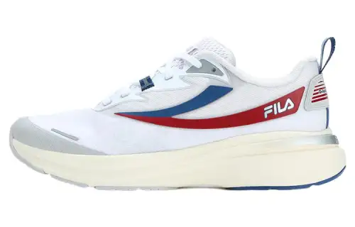 FILA NUVOLE Abrasion Resistant Low top Running Shoes Men's White Gray