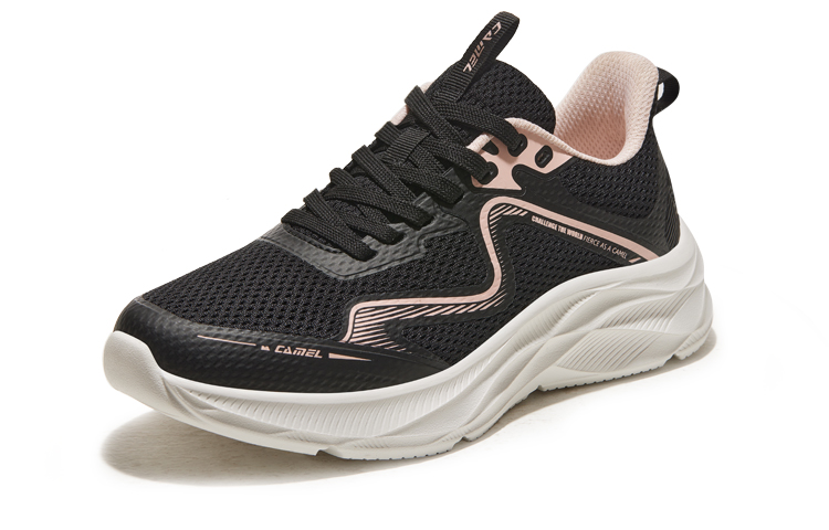 CAMEL Cushioning Slip Resistant Abrasion Resistant Breathable Lightweight Low top Running Shoes Women’s