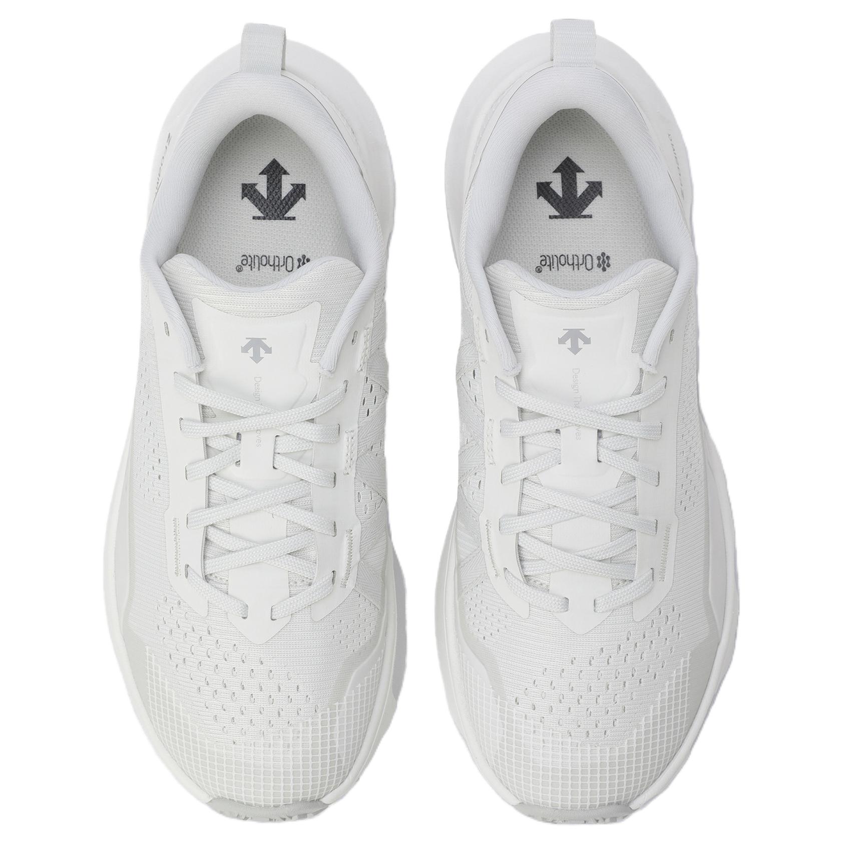 DESCENTE Somat Slip Resistant Abrasion Resistant Slip Resistant Abrasion Resistant Low top Running Shoes Unisex White