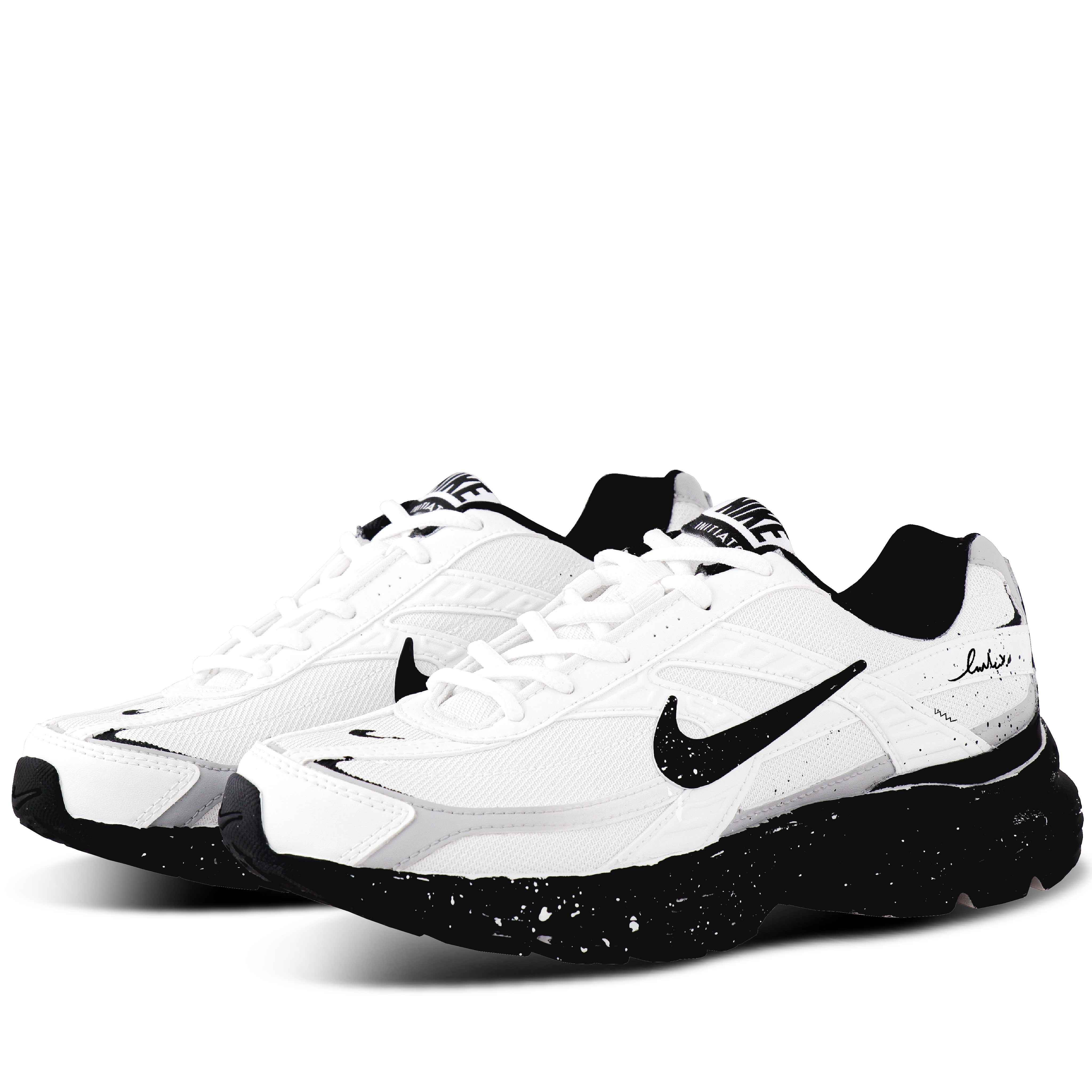 Nike Initiator Cushioning Breathable Support Low top Running Shoes Unisex White