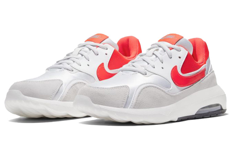 Женские кроссовки Nike Nostalgic (бело-красные) — Белый / красный — фото 3