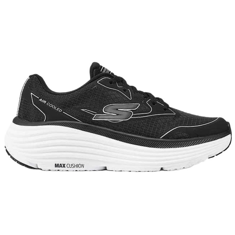 Skechers Max Cushioning Fabric Breathable, Lightweight, Supportive, And Abrasion Resistant Low top Casual Running Shoes