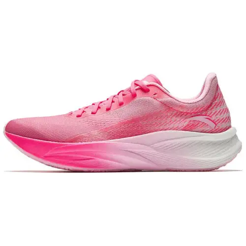 Anta C202 5 Fabric Slip Resistant Abrasion Resistant Low top Carbon Plate Marathon Sprint Running Shoes Men's Red