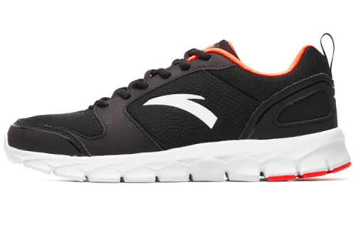 Anta Casual Breathable Lightweight Abrasion Resistant Slip Resistant Low top Running Shoes Men's Black Orange White