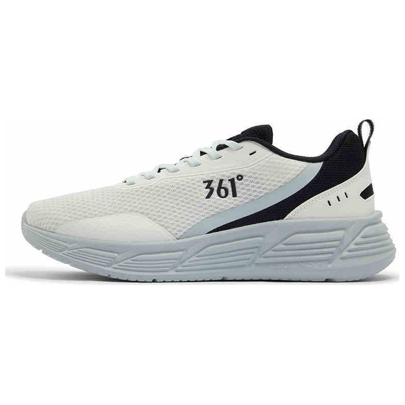 361° Slip Resistant Abrasion Resistant Low top Casual Running Shoes Men’s White Black