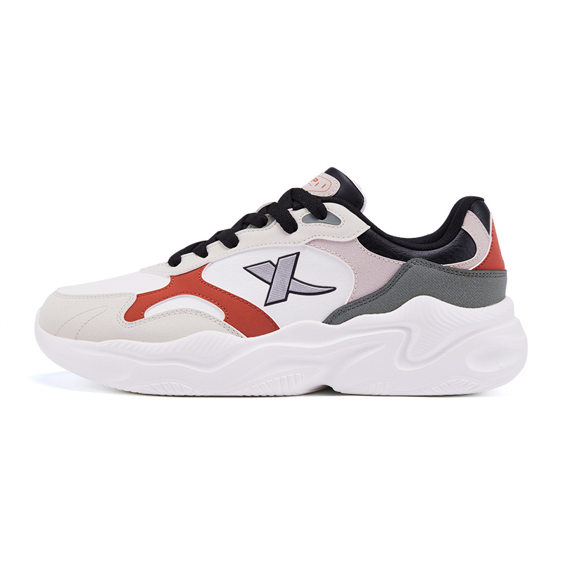 XTEP Cushioning Slip Resistant Abrasion Resistant Waterproof Coverage Lightweight Rebound Low top