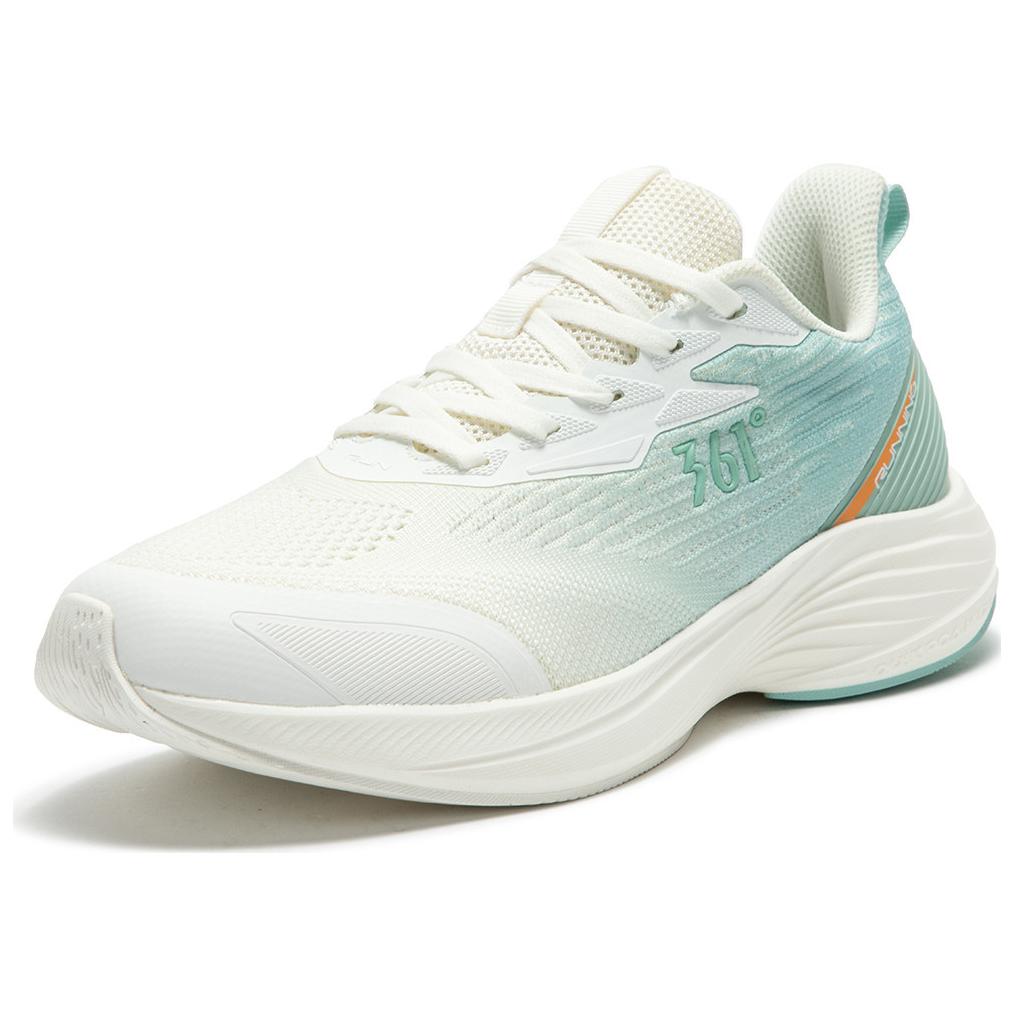361° Abrasion Resistant Breathable Slip Resistant Low top Casual Running Shoes Women’s White Green