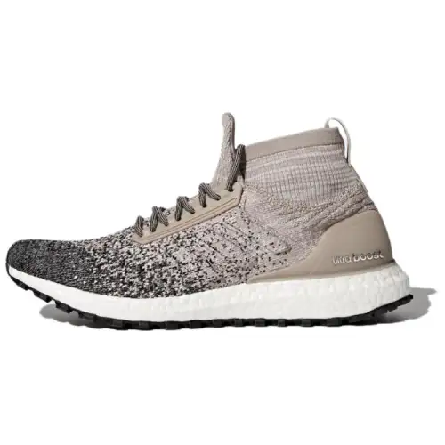 Adidas Ultraboost All Terrain Slip Resistant Abrasion Resistant Mid top Casual Running Shoes Men's Khaki