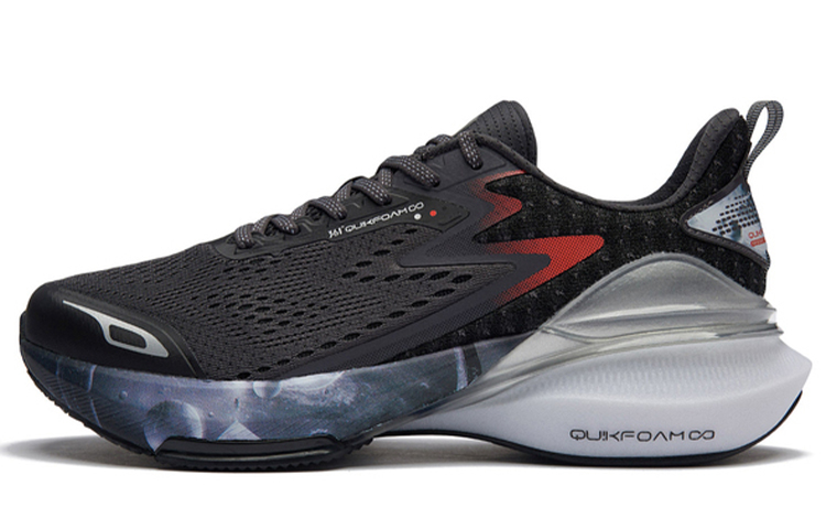 361° Casual Slip Resistant, Abrasion Resistant, Breathable, Lightweight Low top Running Shoes Men’s Gray Black