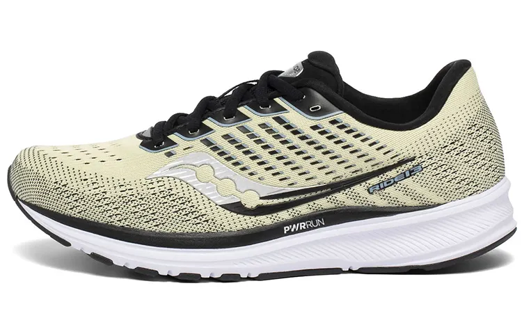 Saucony Ride 13 Running Shoes Men's Low Top Yellow Black