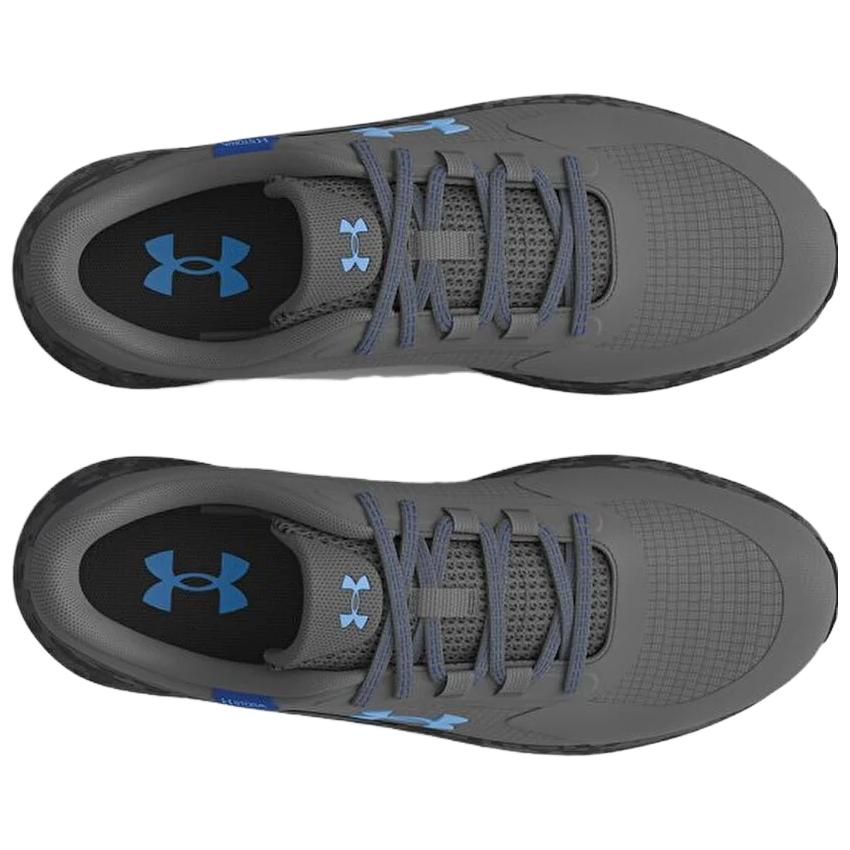 Under Armour Charged Bandit Trail 3 Abrasion Resistant Low top Running Shoes Men’s Gray Blue