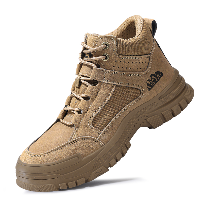 GUYISA Safety Shoes Unisex Brown