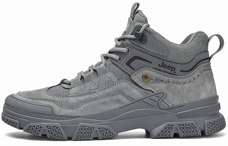 Jeep Fashion Collection Ankle Length Outdoor Boots Men's Gray