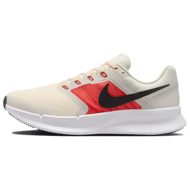 Nike Run Swift 3 Abrasion Resistant Breathable Low top Casual City Commuting Running Shoes Men's Beige Red