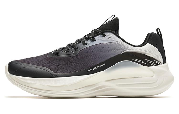 Anta Lingyun 4 Lightweight, Breathable, And Abrasion Resistant Low top Running Shoes Men's Black Gray