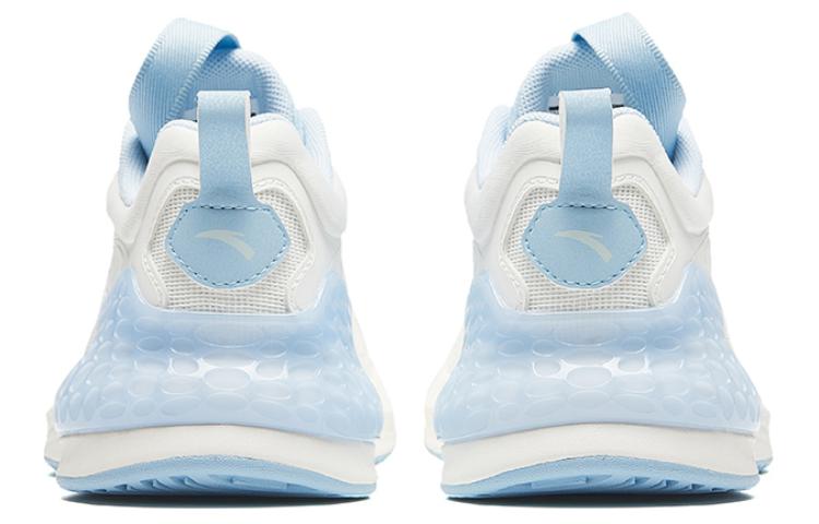 Anta Running Collection Cushioning Slip Resistant Low top Running Shoes Women’s White Blue