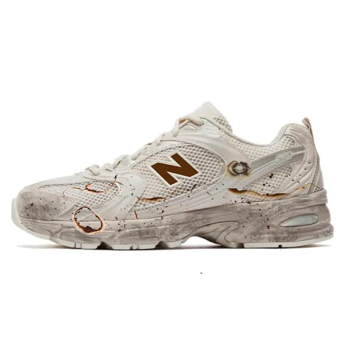 New Balance NB 530 Slip Resistant, Abrasion Resistant, Breathable Low top Running Shoes Unisex Milk Tea