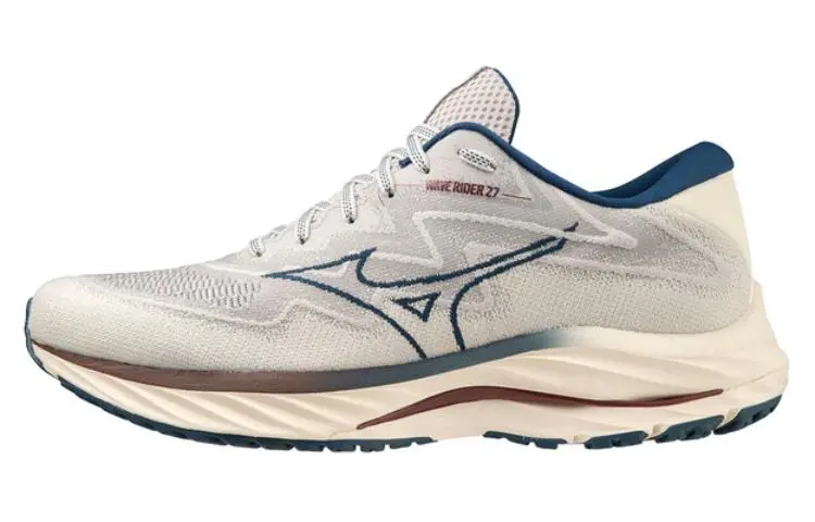 Mizuno Wave Rider 27 Low 'Milk White Blue'