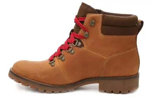 Timberland Top Grain Cow Leather Thermal Height Increasing Short Outdoor Boots Women's Brown