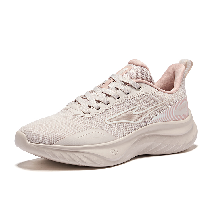 Erke Textile, Mesh Cushioning Rebound Abrasion Resistant Low top Casual Running Shoes Women’s Pink