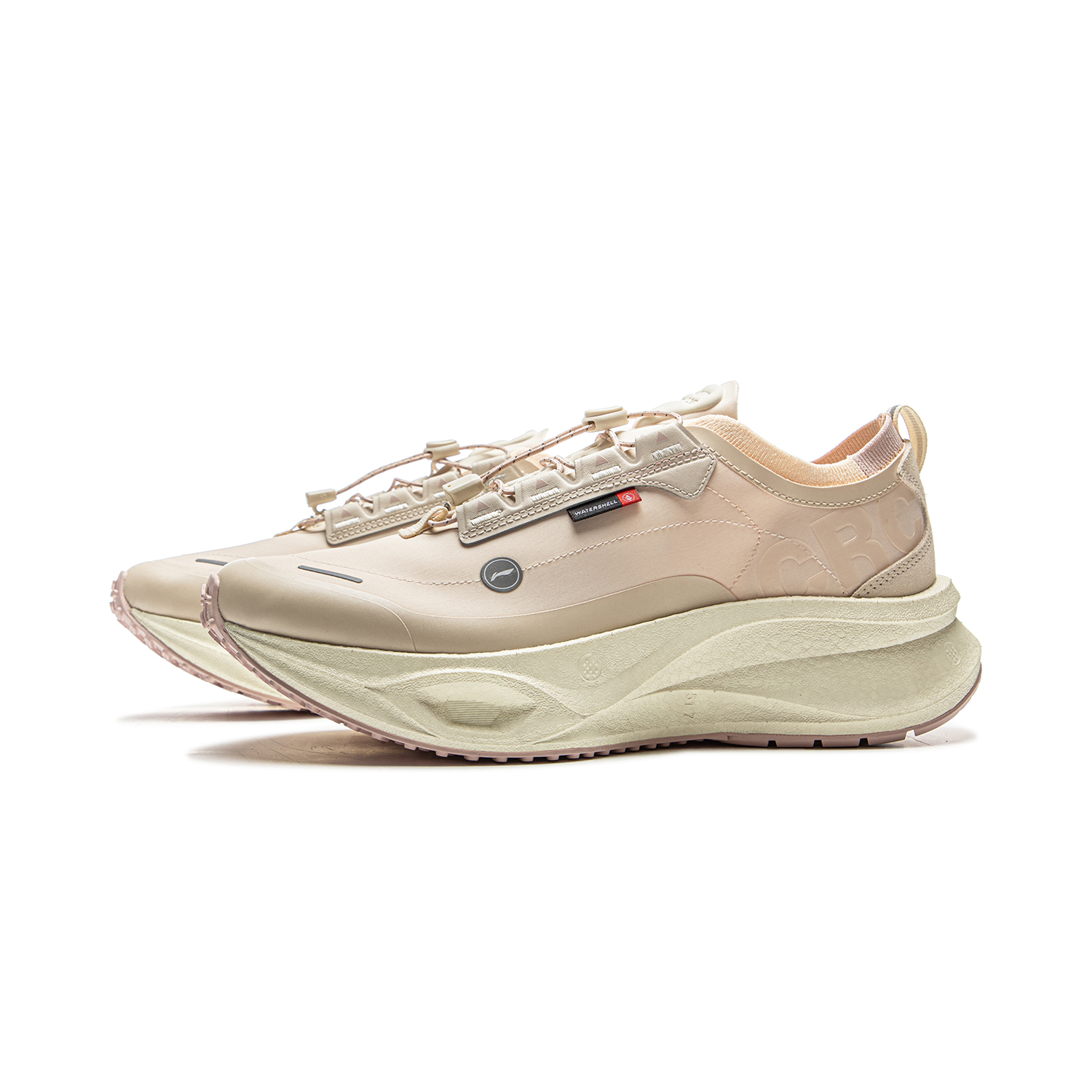 Li Ning Abrasion Resistant Low top Running Shoes Unisex Pink
