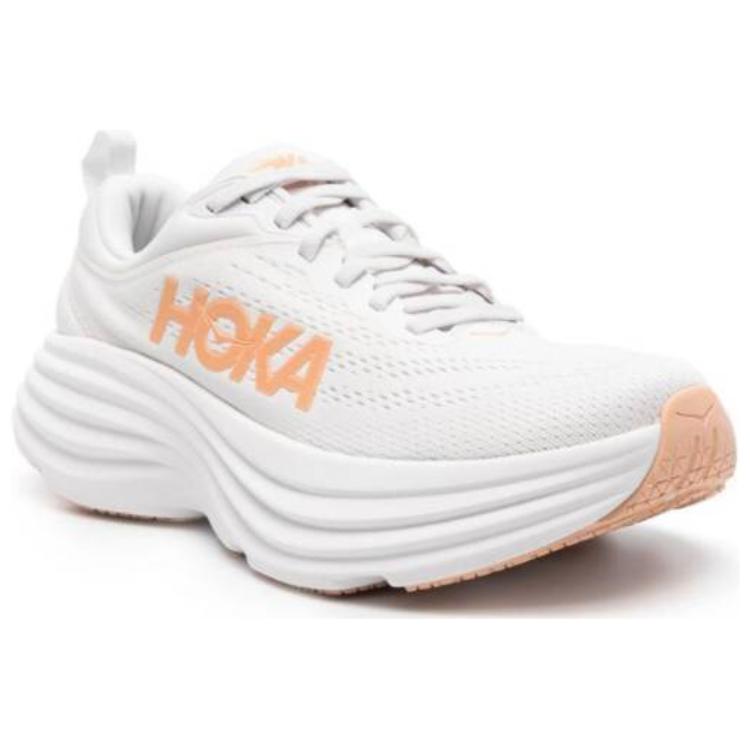 HOKA ONE ONE Bondi 8 White Cantaloupe Women’s