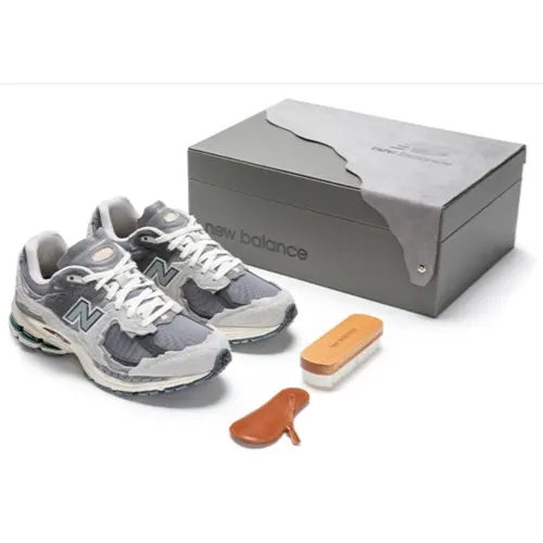 New Balance NB 2002R Textile, Split Suede Cushioning Abrasion Resistant Lightweight Low top Running Shoes Unisex