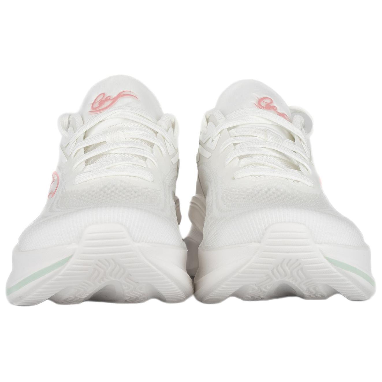 Anta Leaf 1.0 Cushioning Slip Resistant Abrasion Resistant Low top Casual Running Shoes Women’s White Pink