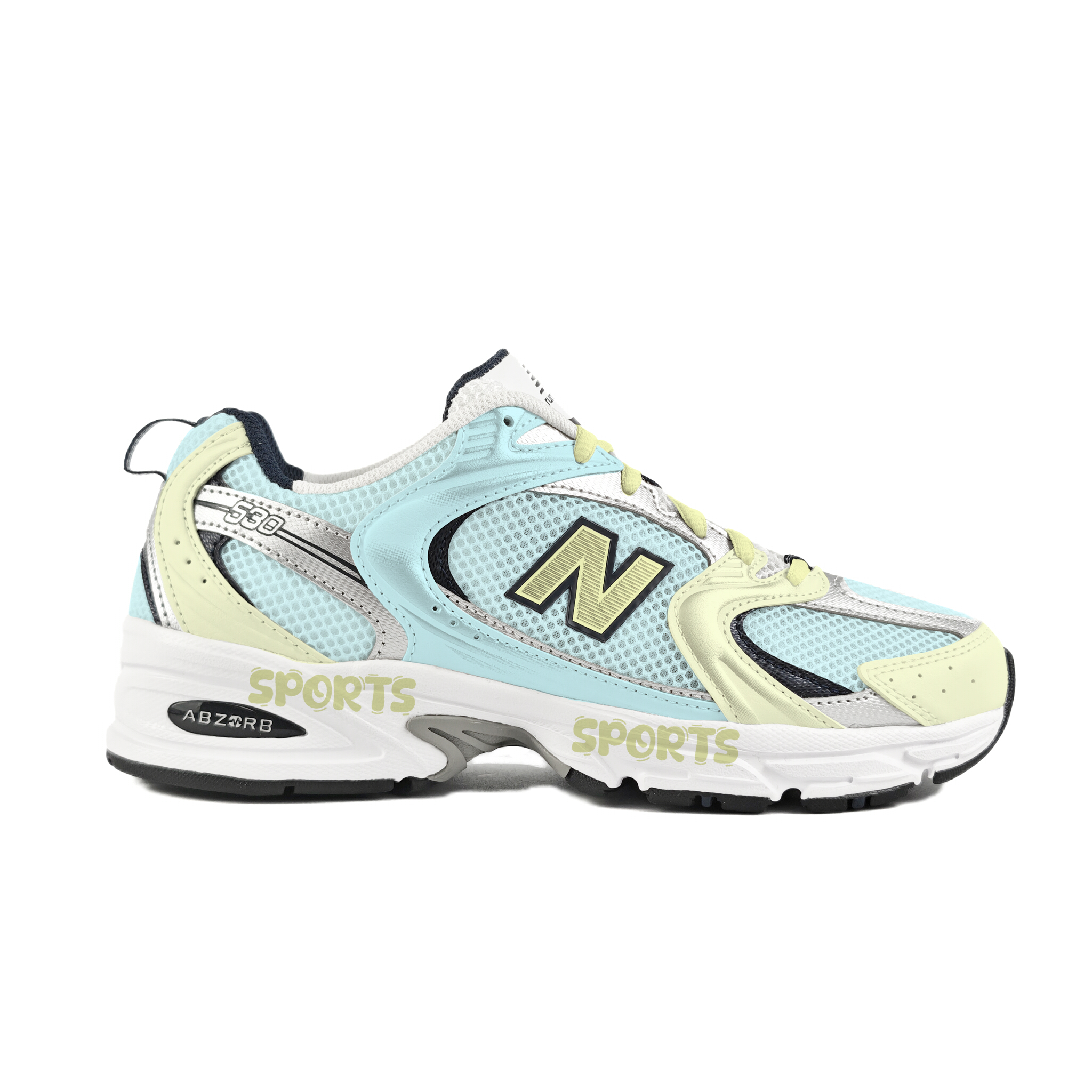 New Balance NB 530 Low top Running Shoes Unisex Yellow Green