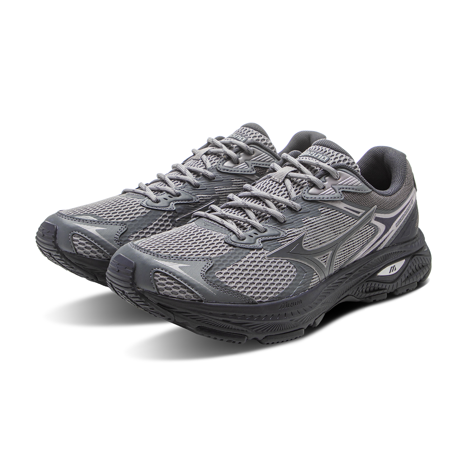 Mizuno RACER V2 Low top Sprint Running Shoes Unisex Carbon Gray