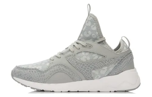 Li Ning Brilliant 96 Running Shoes Women's Mid Top Gray/White