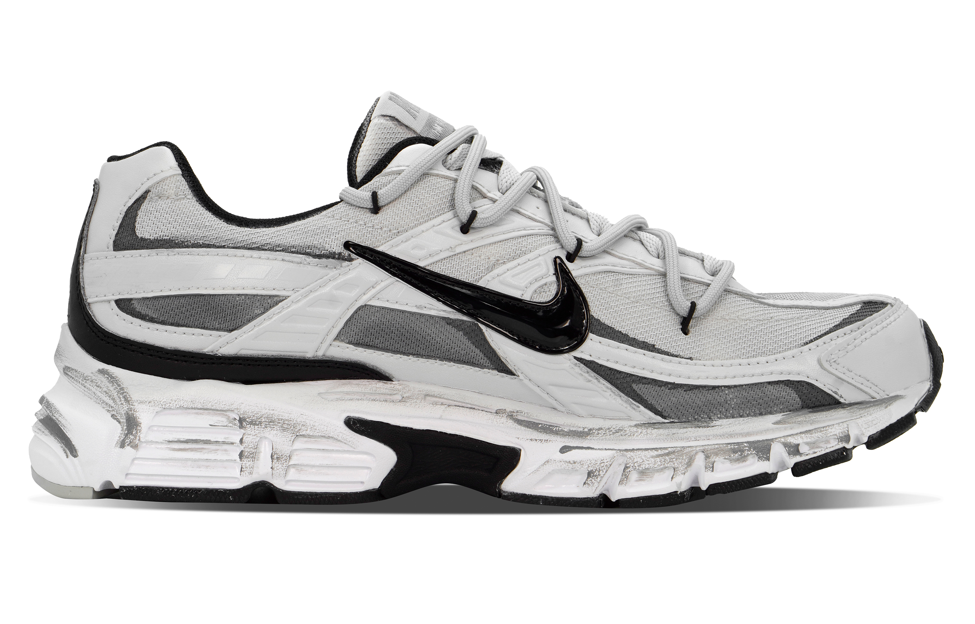 Nike Initiator Fabric Abrasion Resistant Low top Casual City Commuting Running Shoes Men’s Premium Gray