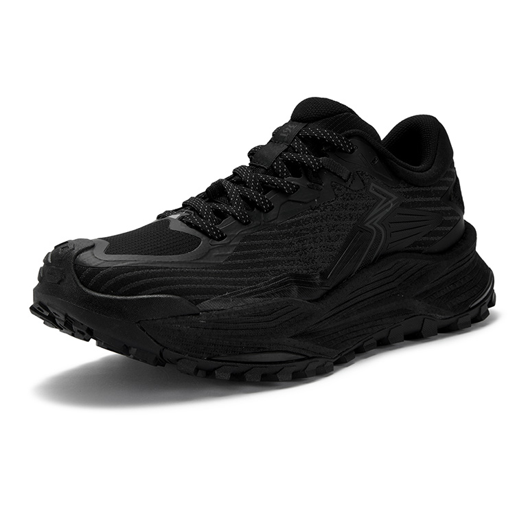 361° Wu Xia 2 Cushioning, Wear Resistant Low top Casual Running Shoes Men’s Black Charcoal Gray