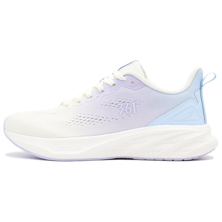 361° Abrasion Resistant Slip Resistant Low top Casual Sprint Running Shoes Women’s White Purple
