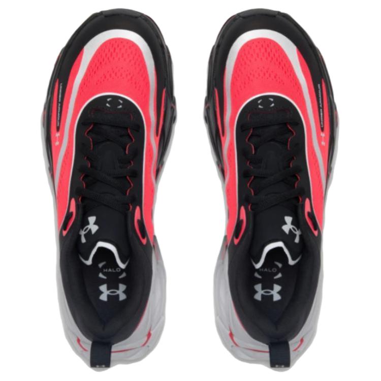 Under Armour Abrasion Resistant Breathable Low top Running Shoes Men’s Black Red