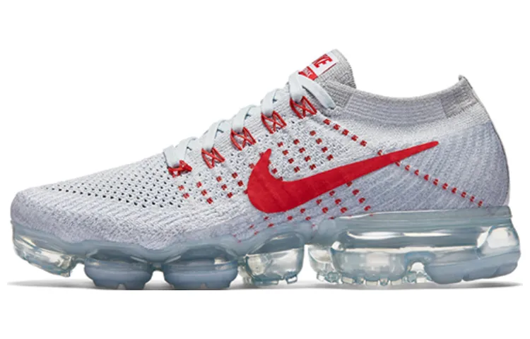 Nike Air VaporMax Pure Platinum University Red Women's