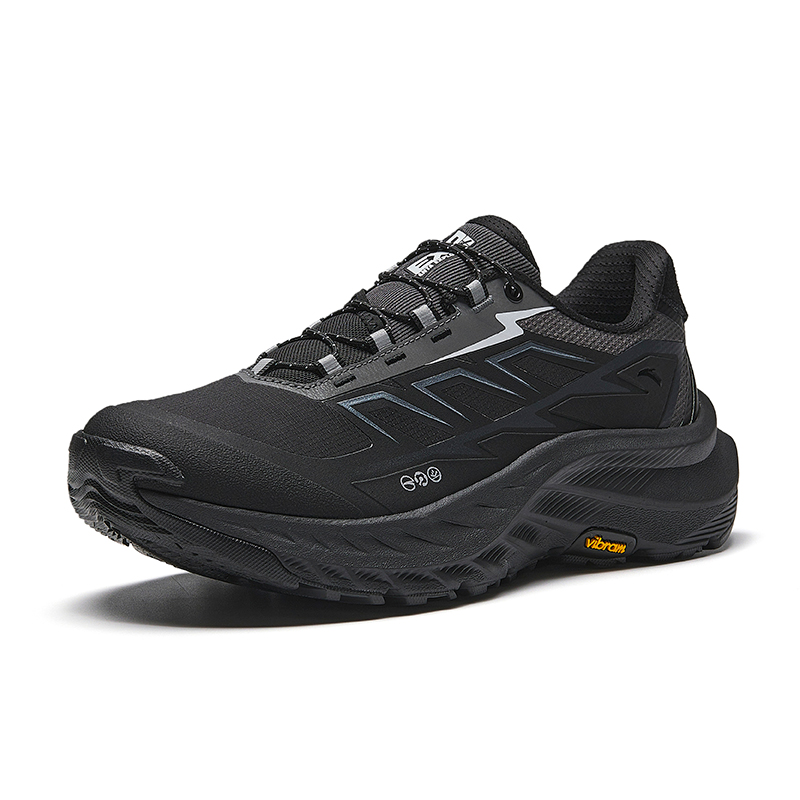 Anta Cushioning Slip Resistant Abrasion Resistant Low top Running Shoes Men’s Black