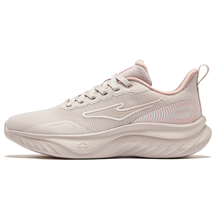 Erke Textile, Mesh Cushioning Rebound Abrasion Resistant Low top Casual Running Shoes Women’s Pink