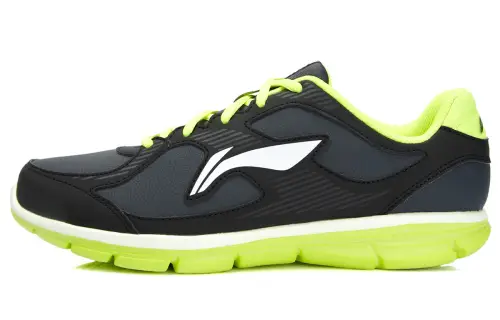Li Ning Iridescent Lightweight Low top Running Shoes Men's Sandalwood Black Green
