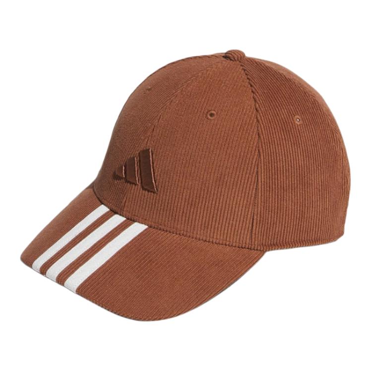 Кепка adidas с тремя полосками (коричневая)