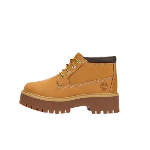 Timberland Stone Street Abrasion Resistant Short Combat Boots Women's Brown